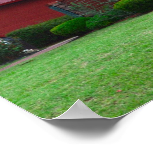 Arcadia Round Barn Poster (Ecke)