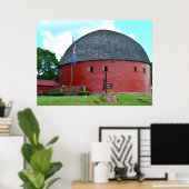 Arcadia Round Barn Poster (Heimbüro)