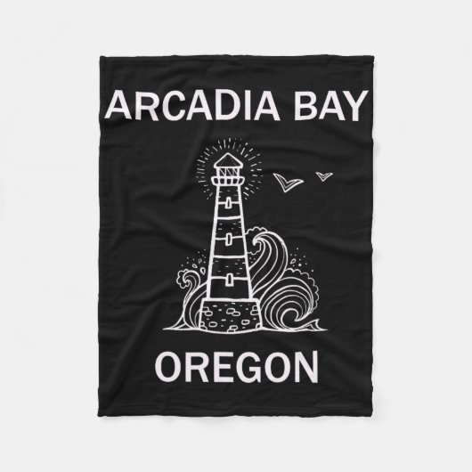 Arcadia Strange Island Two Whales Diner Fleecedecke (Vorderseite)