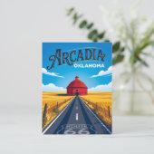 Arcadia USA Postkarte (Stehend Vorderseite)