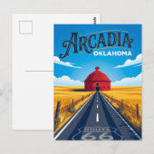 Arcadia USA Postkarte (Vorne/Hinten)