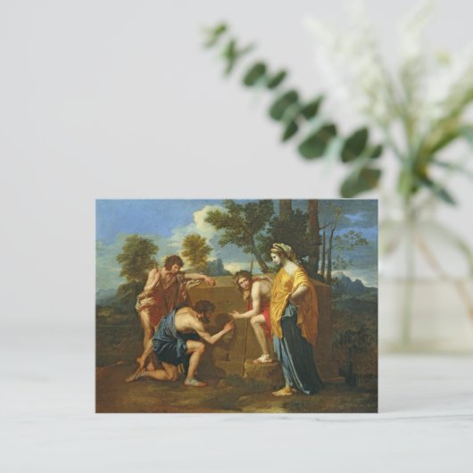 Arcadian Shepherds Postkarte (Stehend Vorderseite)