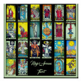 Arcana-Tarot-Karten-Poster Poster (Vorderseite)