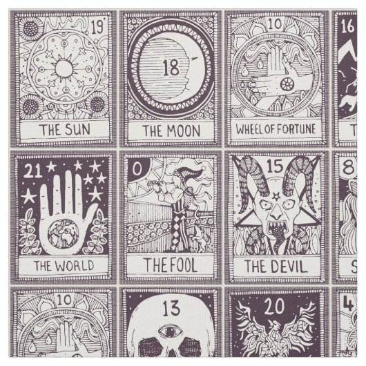 Arcana-Tarot Stoff (Muster)