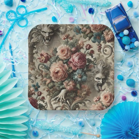 🩸 Arcane Altars – Gothic Victorian Pappteller (Party)