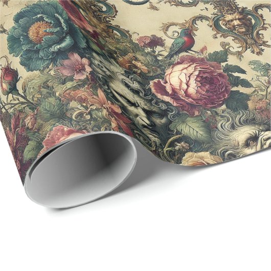 Arcane Atelier — Barock Geschenkpapier (Rolleneckpunkt)