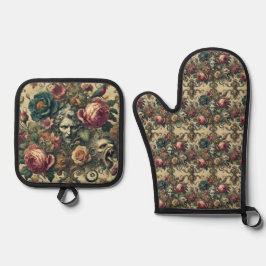 Arcane Atelier - Die Küche des Alchemist Ofenhandschuh & Topflappen-Set