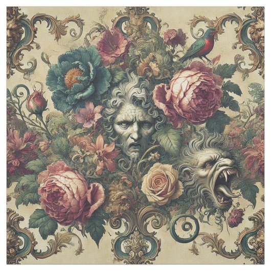 Arcane Atelier - Gothic Viktorianisch Statement Ti Stoff (Muster)