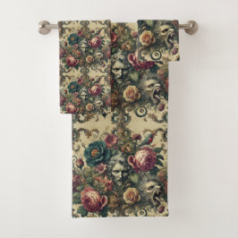 Arcane Atelier - Gotisch Viktorianisch Badhandtuch Set