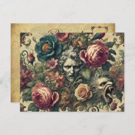 Arcane Atelier - Gotisch Viktorianisch Feiertagspostkarte