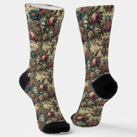 Arcane Atelier - Gotisch Viktorianisch Socken (Gewinkelt)