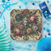 Arcane Atelier - Gotisches Barockkopfkissen Pappteller (Party)