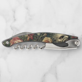 Arcane Atelier – Signatur-Gotische Blumen Kellnermesser (Rückseite)