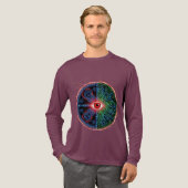 Arcane Cyber Forge Long Sleeve T-Shirt Tri-Blend Shirt (Volle Vorderseite)