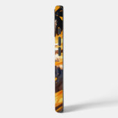 Arcane Ember: Das Flamebound Kitten Case-Mate iPhone Hülle (Rückseite / Links)