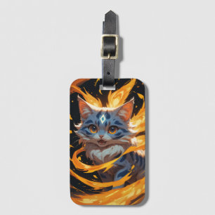 Arcane Ember: Der Flamebound Kitten Familiar Gepäckanhänger