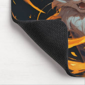 Arcane Ember: Der Flamebound Kitten Familiar Mousepad (Ecke)