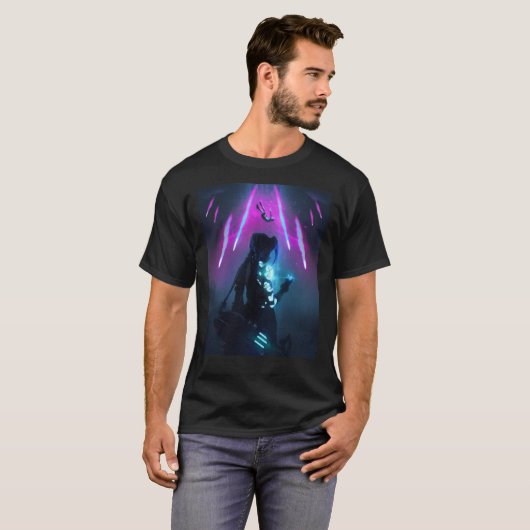 Arcane jinx LoL Classic T-Shirt (Vorne ganz)