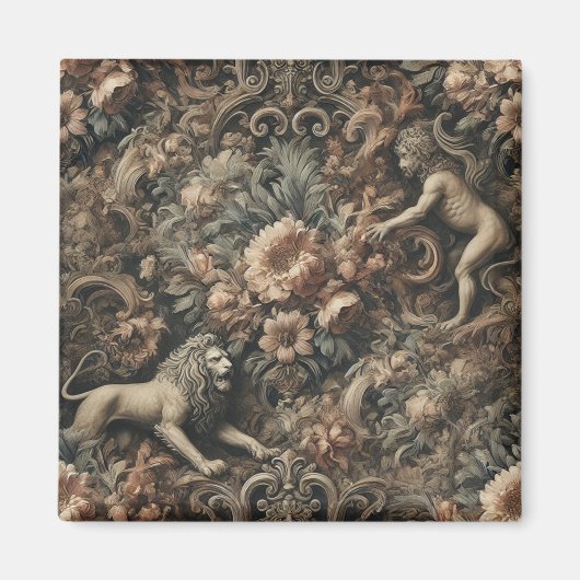 Arcane Majestät - Gotisches Barockdesign Magnet (Vorne)