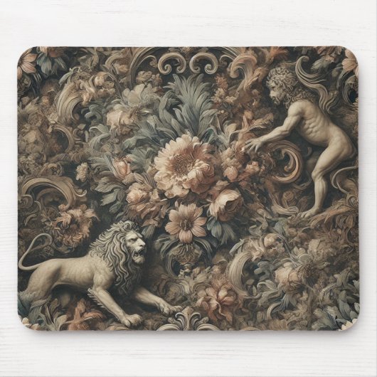 Arcane Majestät - Gotisches Barockdesign Mousepad (Vorne)