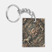 Arcane Majestät - Gotisches Barockdesign Schlüsselanhänger (Vorderseite links)
