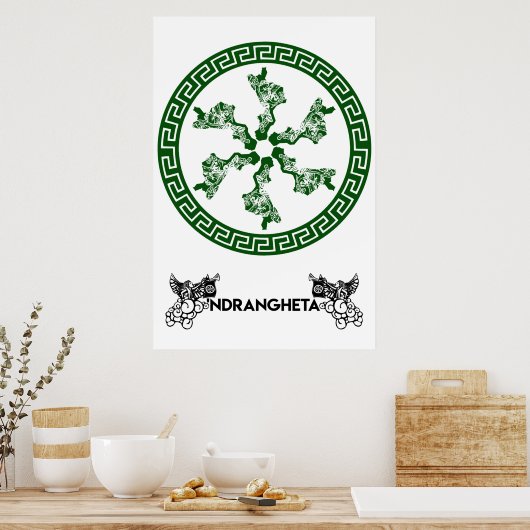 Arcangelo Gabriele - 'Ndrangheta Poster (Küche)