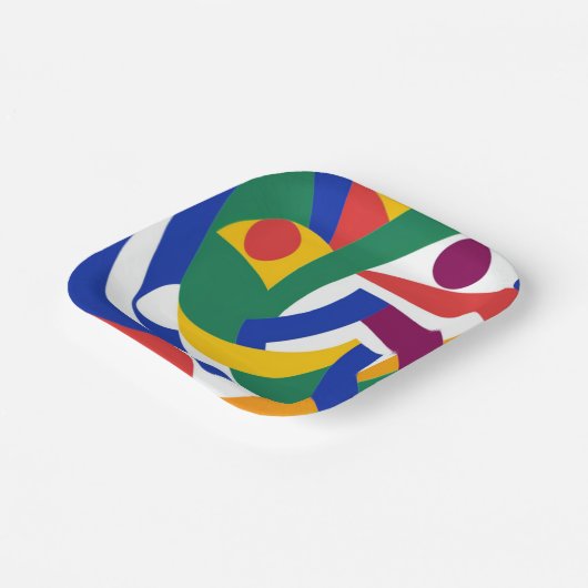 Arcanis-Papierplatte Pappteller (Gewinkelt)