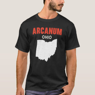 Arcanum Ohio USA Staat America Travel Ohioan T-Shirt