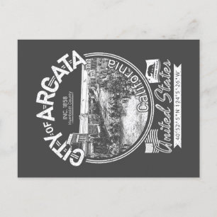 ARCATA KALIFORNIA - ARCATA PLAZA VINTAG POSTKARTE