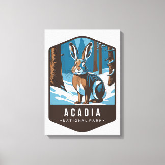 ARCDIA NATIONAL PARK Stretched Canvas Print Leinwanddruck