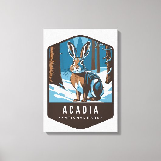 ARCDIA NATIONAL PARK Stretched Canvas Print Leinwanddruck (Vorderseite)