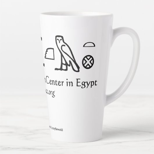 ARCE American Research Center in Ägypten Hieroglyp Milchtasse (Rechts)