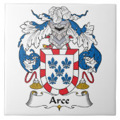 Arce-Familienwappen Fliese (Vorderseite)