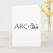 ARCE leeres Notecard Karte (Gelbe Blume)