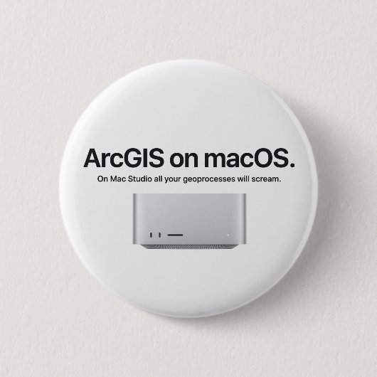 ArcGIS auf MacOS Button (Vorderseite)
