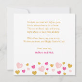 Arch|1 Foto | Muttertag Karte (Rückseite)