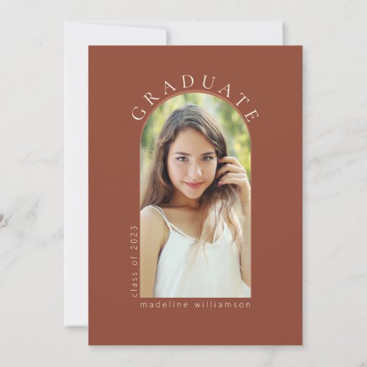 Arch 2023 Abschluss-Ankündigungskarte Ankündigung (Vorderseite)