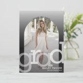 Arch 2-Foto Ombre Abschluss Ankündigung (Stehend Vorderseite)