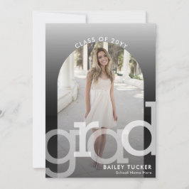 Arch 2-Foto Ombre Abschluss Ankündigung