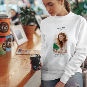 Arch Abschluss Foto   Stolze Mama 2024 Sweatshirt