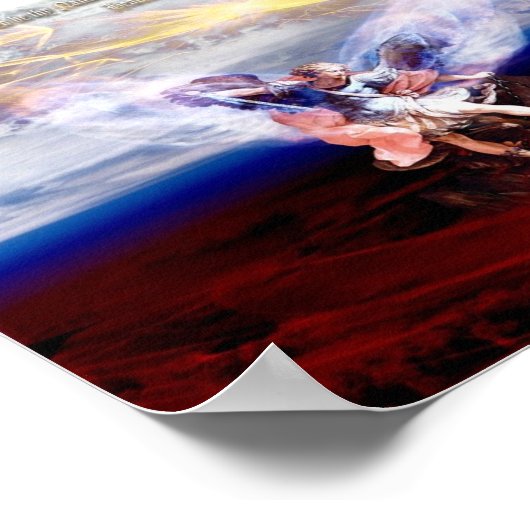 Arch Angel Michael Conquers Poster (Ecke)