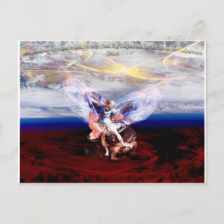 Arch Angel Michael Conquers Postkarte
