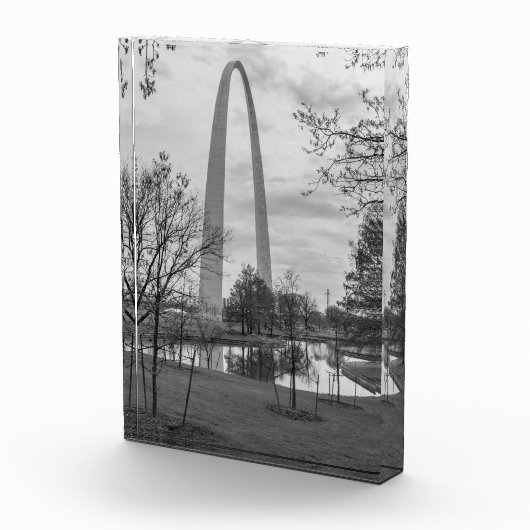 Arch aus dem Park Graustufen Fotoblock (Rechts)