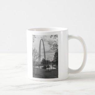 Arch aus dem Park Graustufen Kaffeetasse