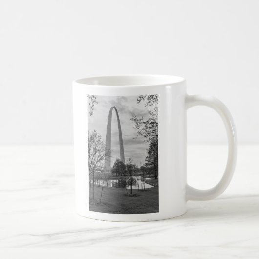 Arch aus dem Park Graustufen Kaffeetasse (Rechts)