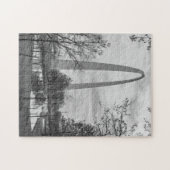 Arch aus dem Park Graustufen Puzzle (Horizontal)