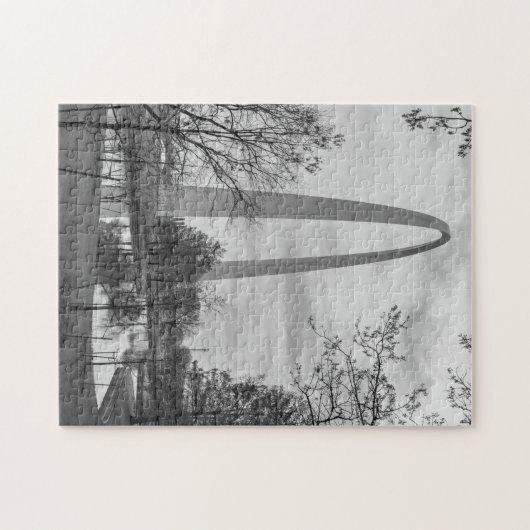 Arch aus dem Park Graustufen Puzzle (Horizontal)