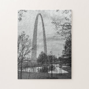 Arch aus dem Park Graustufen Puzzle