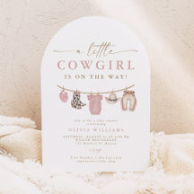 Arch Baby Wäscheleine Kleine Cowgirl-Baby-Party