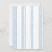 Arch Blue Bauern Market Baby Dusche Einladung (Rückseite)